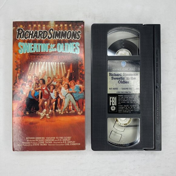 Richard Simmons Sweatin To The Oldies VHS 1988 Exercise Workout Video - Picture 6 of 7